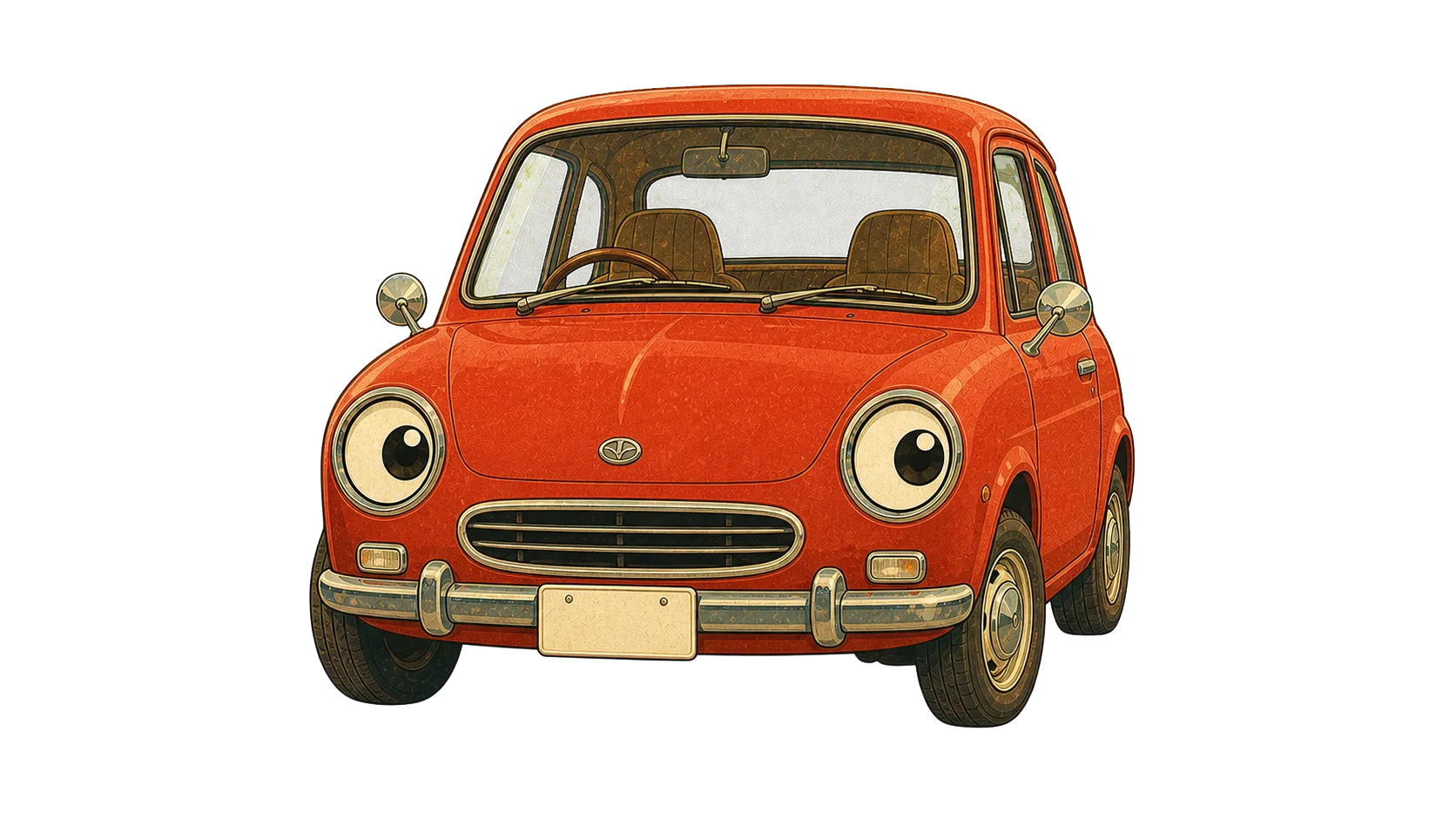 板金塗装の車